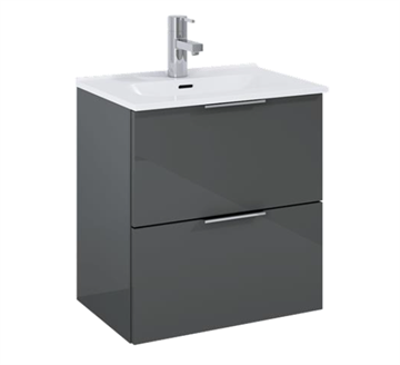 Ronja baderumsmøbel 50x35 cm, antracit (grå) højglans